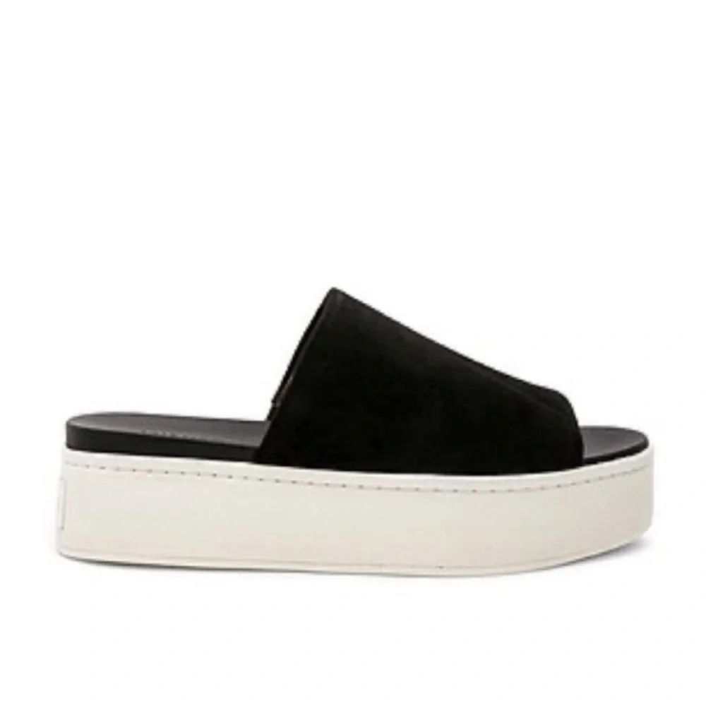Vince Two-Tone Platform Slides